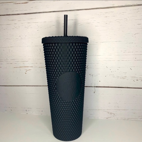 Starbucks 2021 Black Studded Matte Venti Cup-NWT